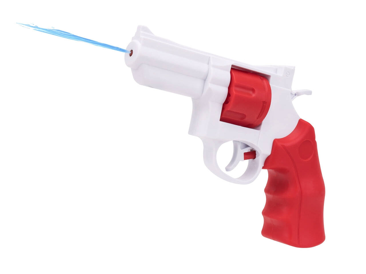 Pistola ad acqua 17cm con tamburo e grilletto 3 colori assortiti