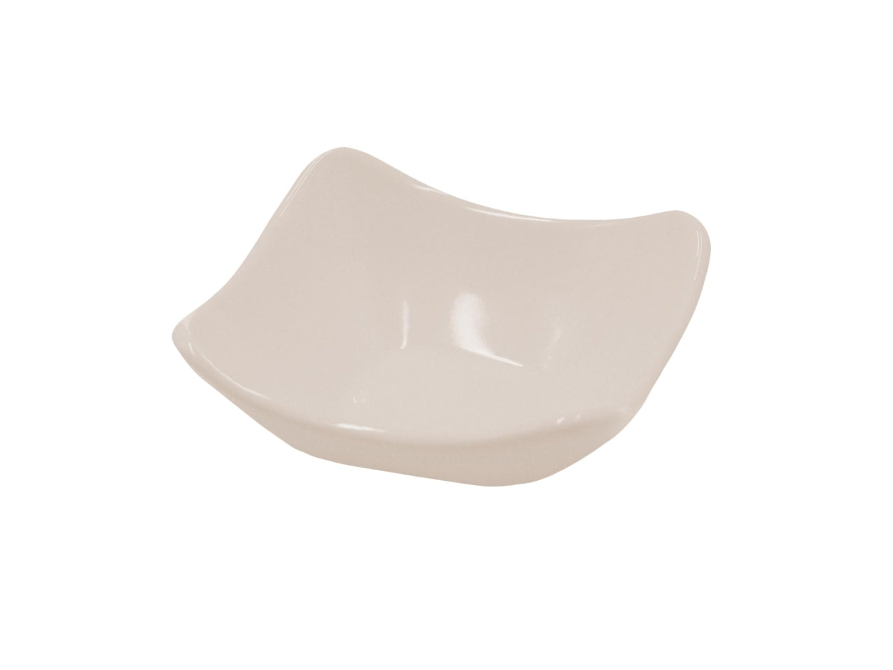 Ciotola romeo crema tulip quadro svasato 12x12h2/4cm $