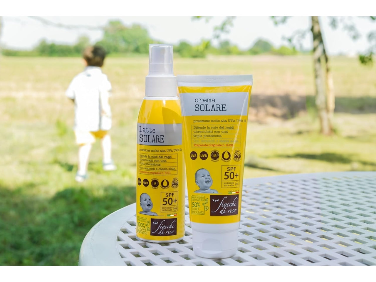 Latte solare 50+ fiocchi di riso 140ml - spray