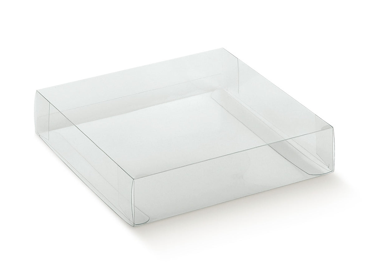 Astuccio pet in pvc trasparente 4,5x4,5x2,5cm