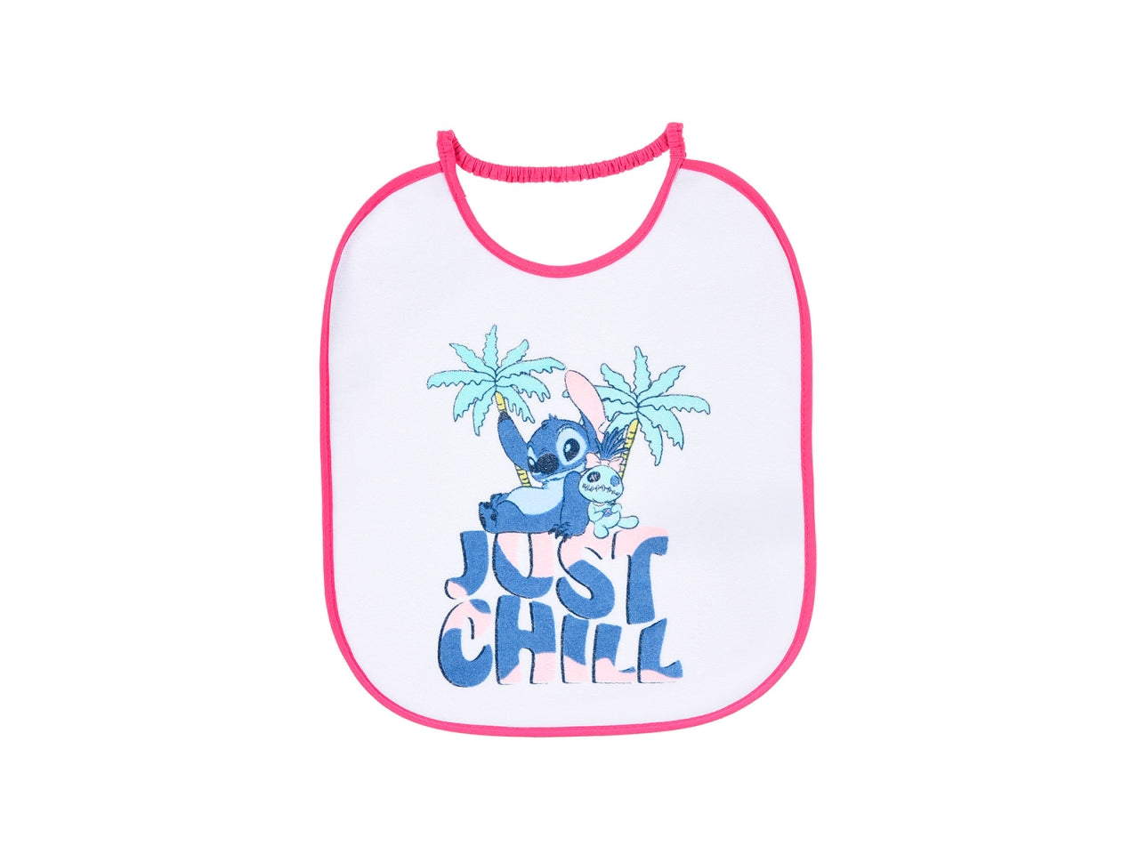 Lilo & stitch set 3 pezzi bavaglino, tovaglia e sacca
