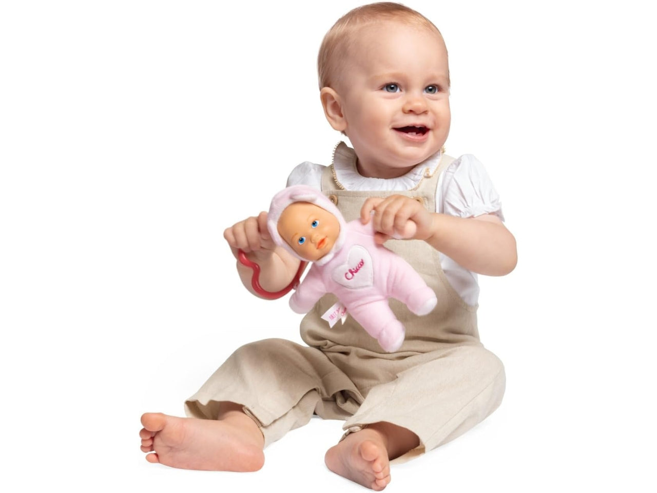 Gioco bambola my first doll piccola rosa