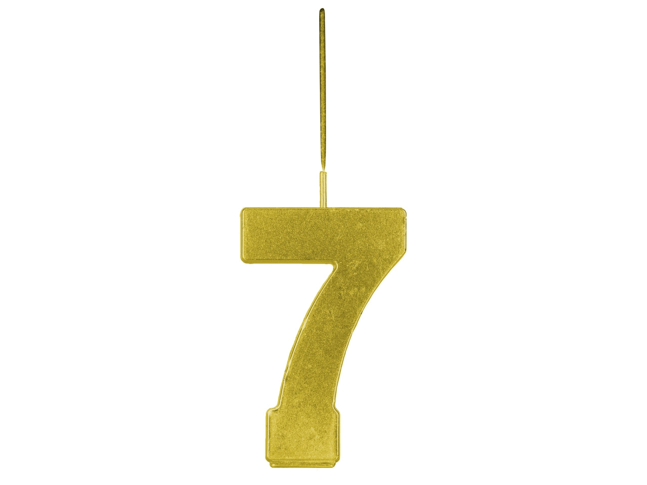Candelina magic number con doppio effetto, scintillante e fiamma numero 7