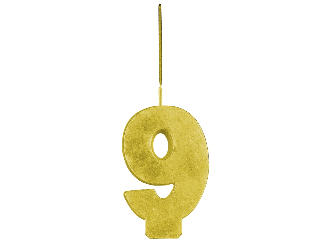 Candelina magic number con doppio effetto, scintillante e fiamma numero 9