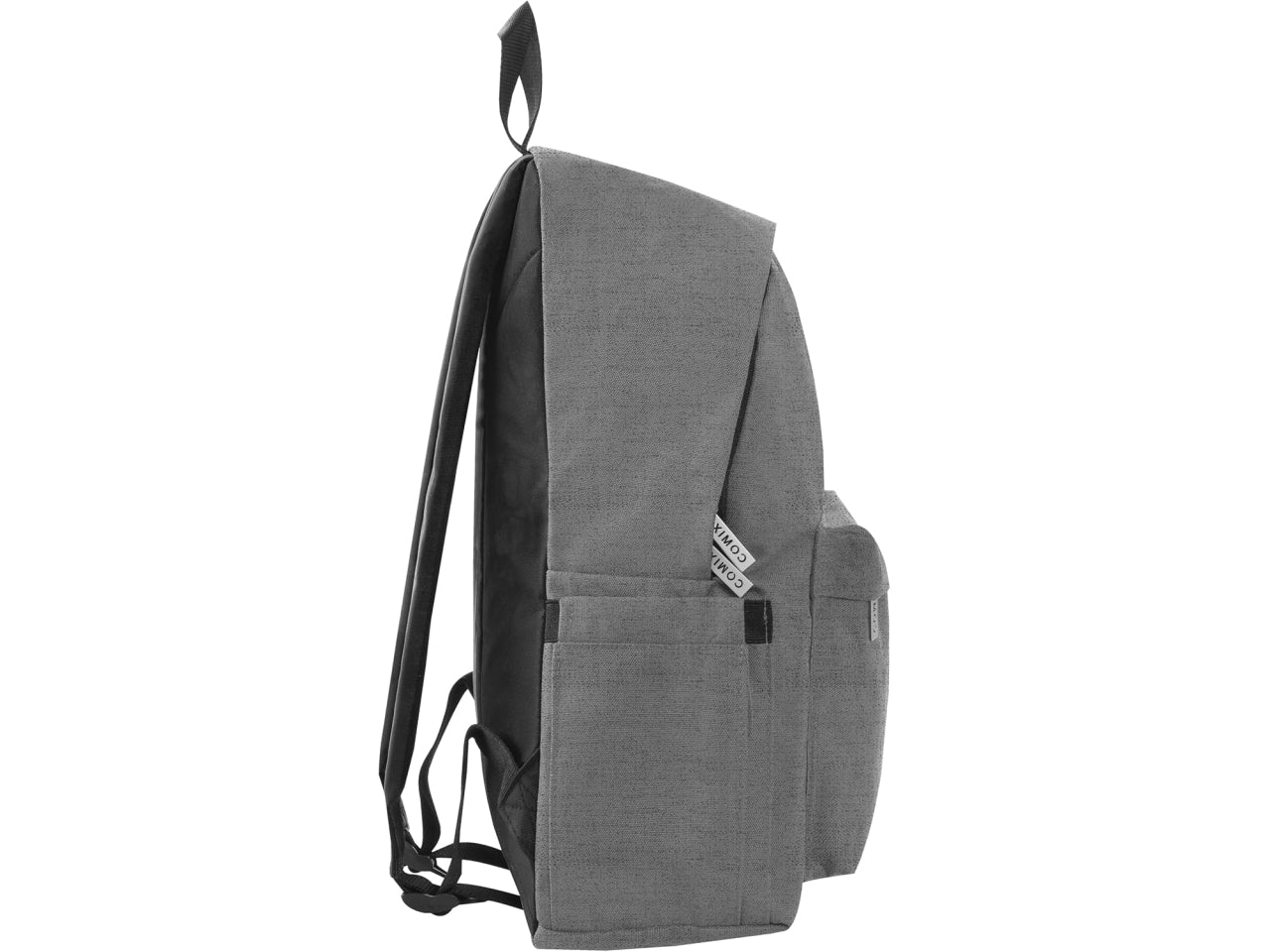 Zaino americano comix monocolore grigio melange$