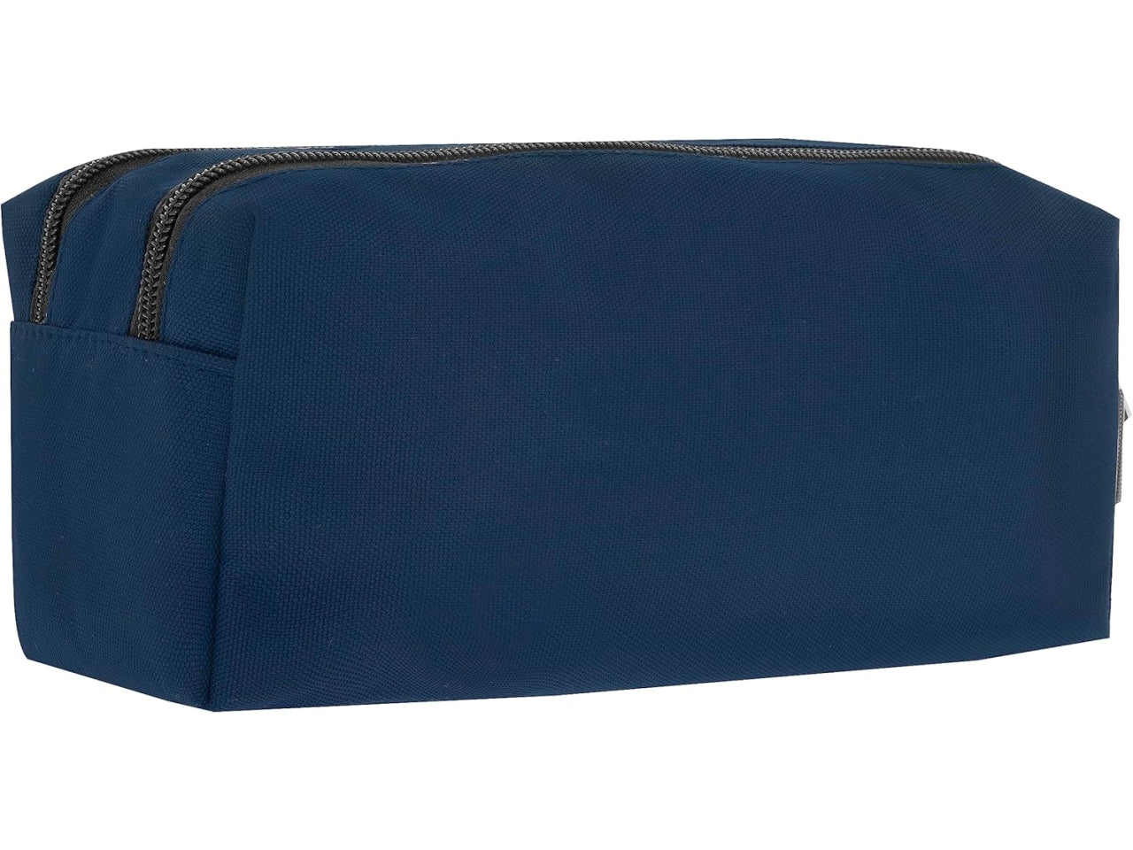 Astuccio 2 zip comix monocolore blu