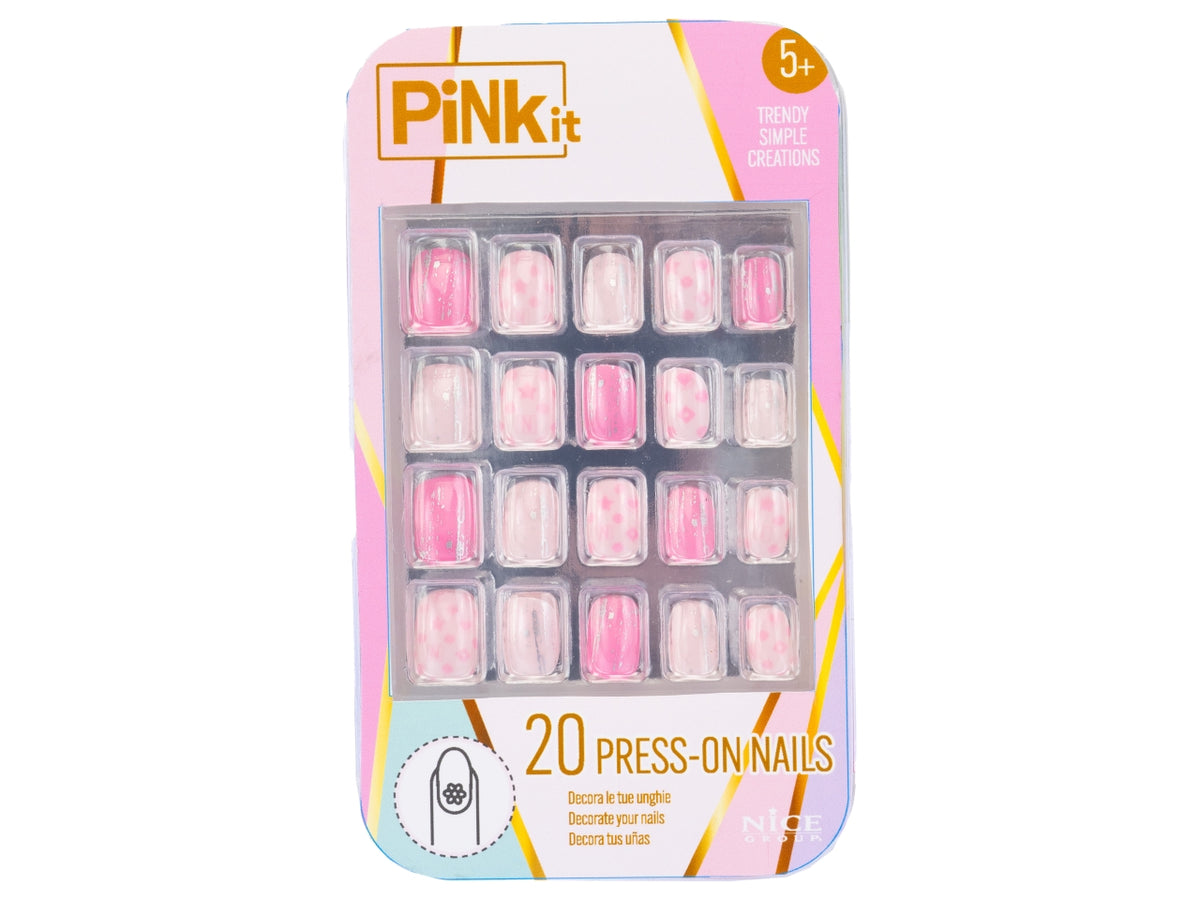 Pink it press on nails