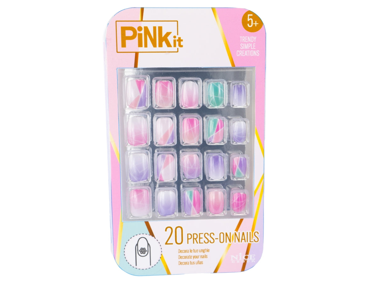 Pink it press on nails