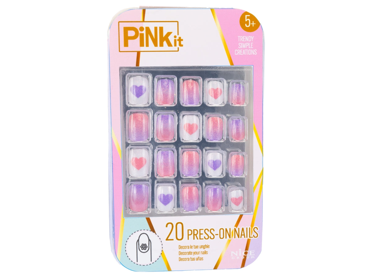 Pink it press on nails