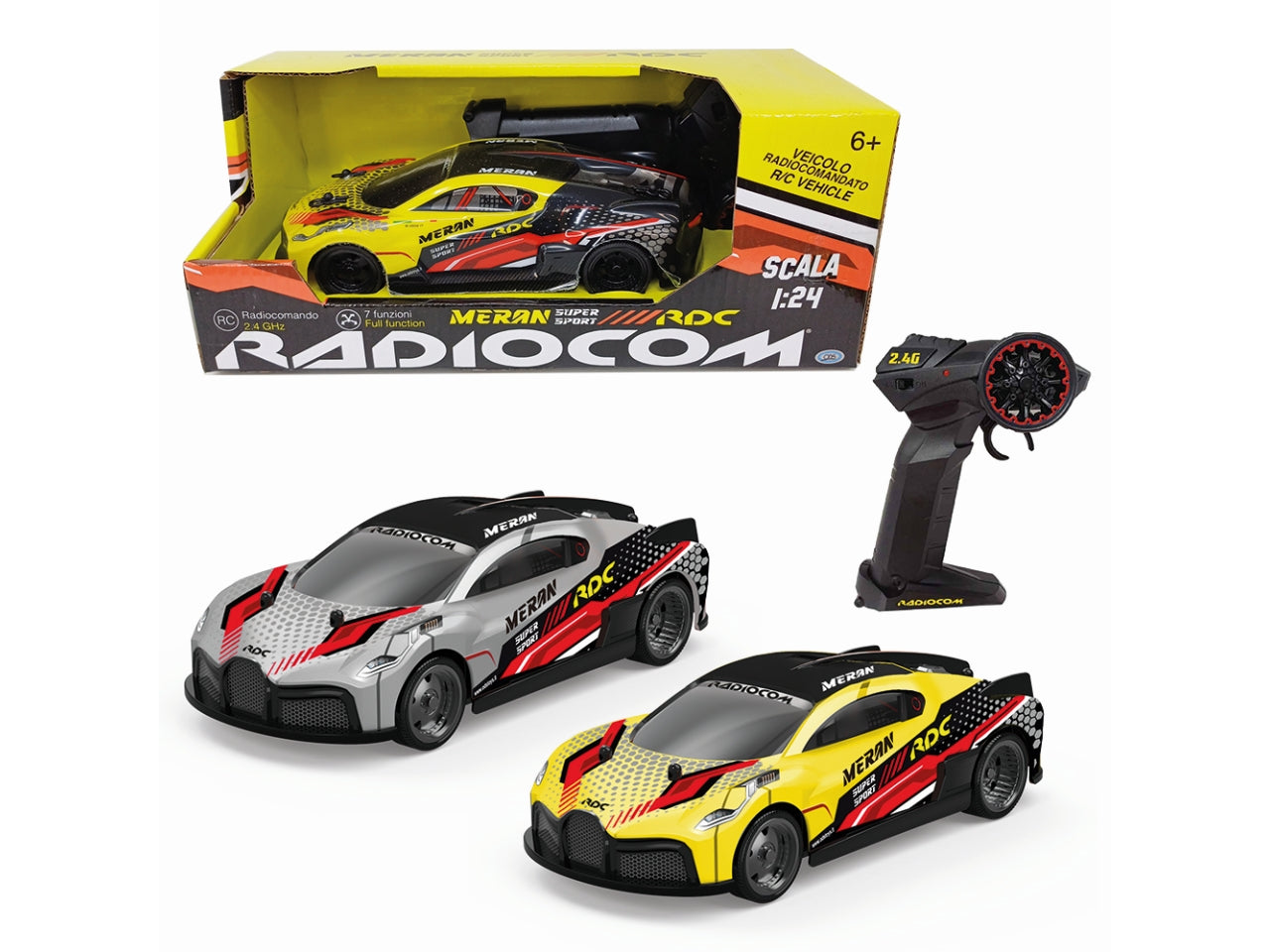 Radiocom meran super sport gt auto radiocomando sc.1:24