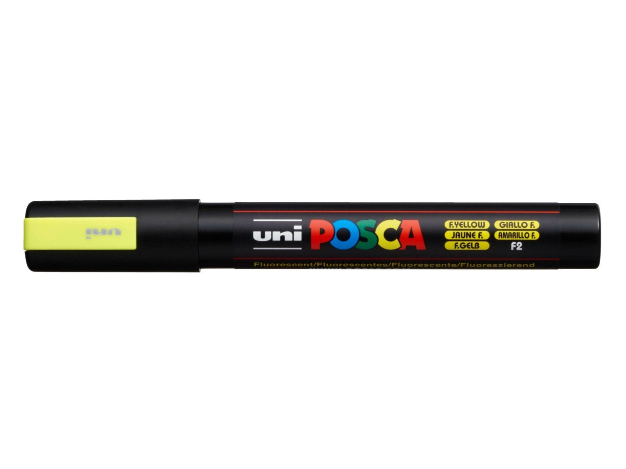 Uni posca punta media giallo fluo