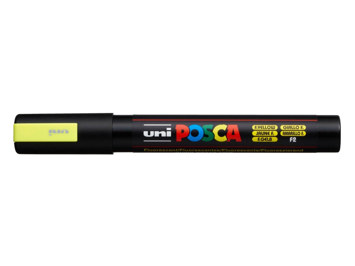 Uni posca punta media giallo fluo