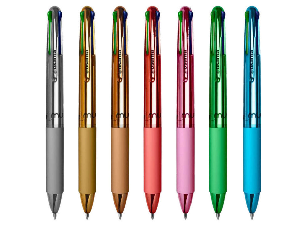 Penna sfera 4 colori osama chrome