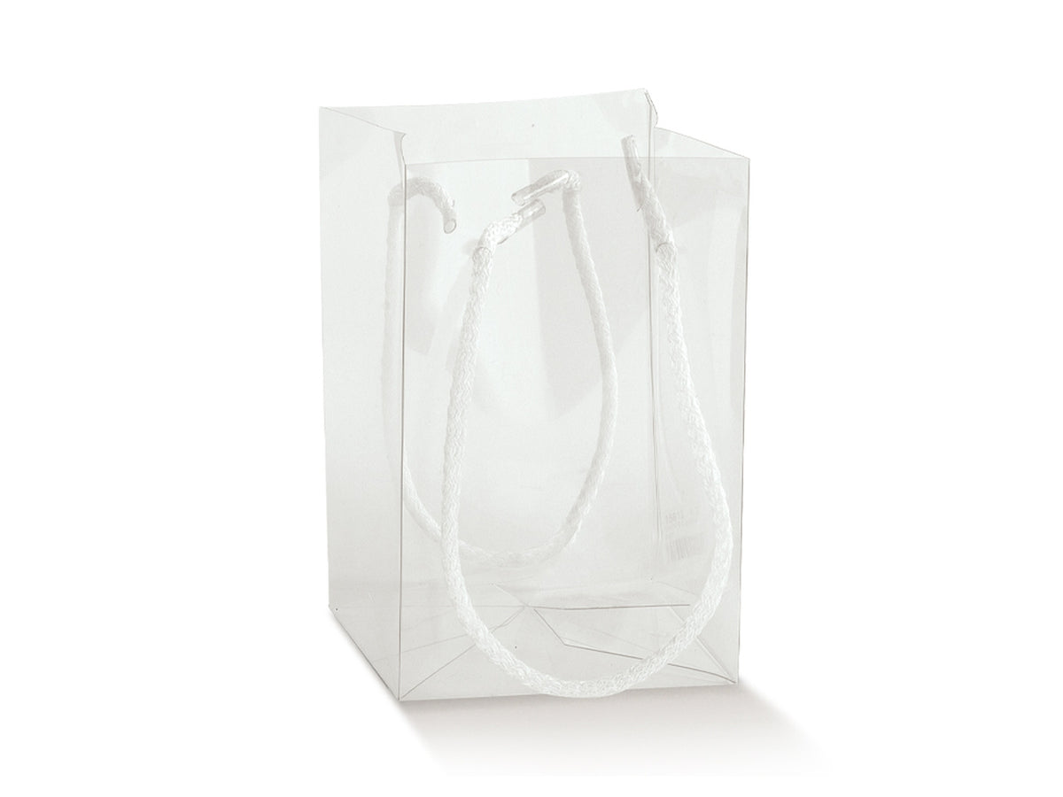 Astuccio plastica 9x9x14cm di colore bianco