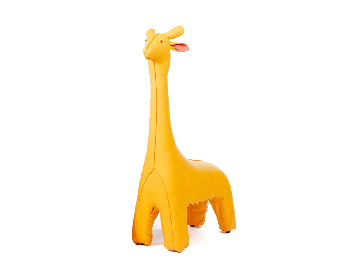Seduta giraffa giallo senape