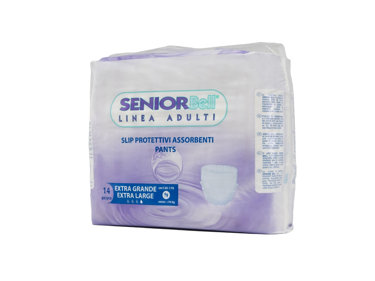 Senior bell pants, slip protettivi assorbenti 14 pezzi misura extra grande