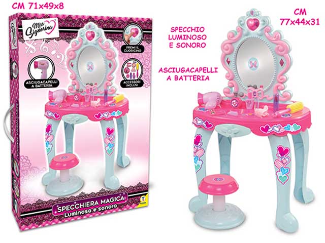 Miss signorina specchiera luci e suoni