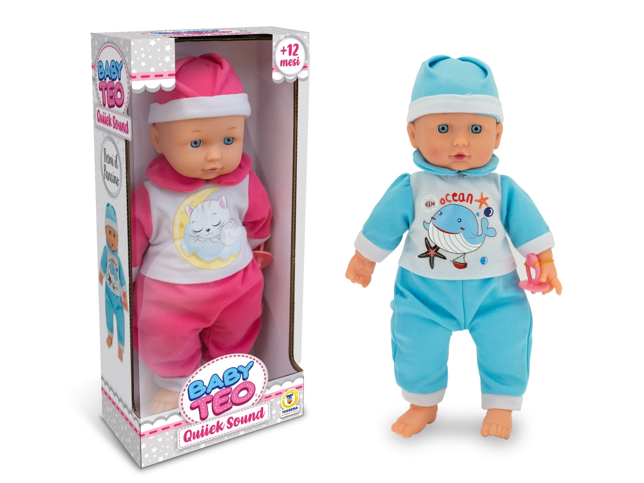Baby Teo bambolotto quiiiek 38cm