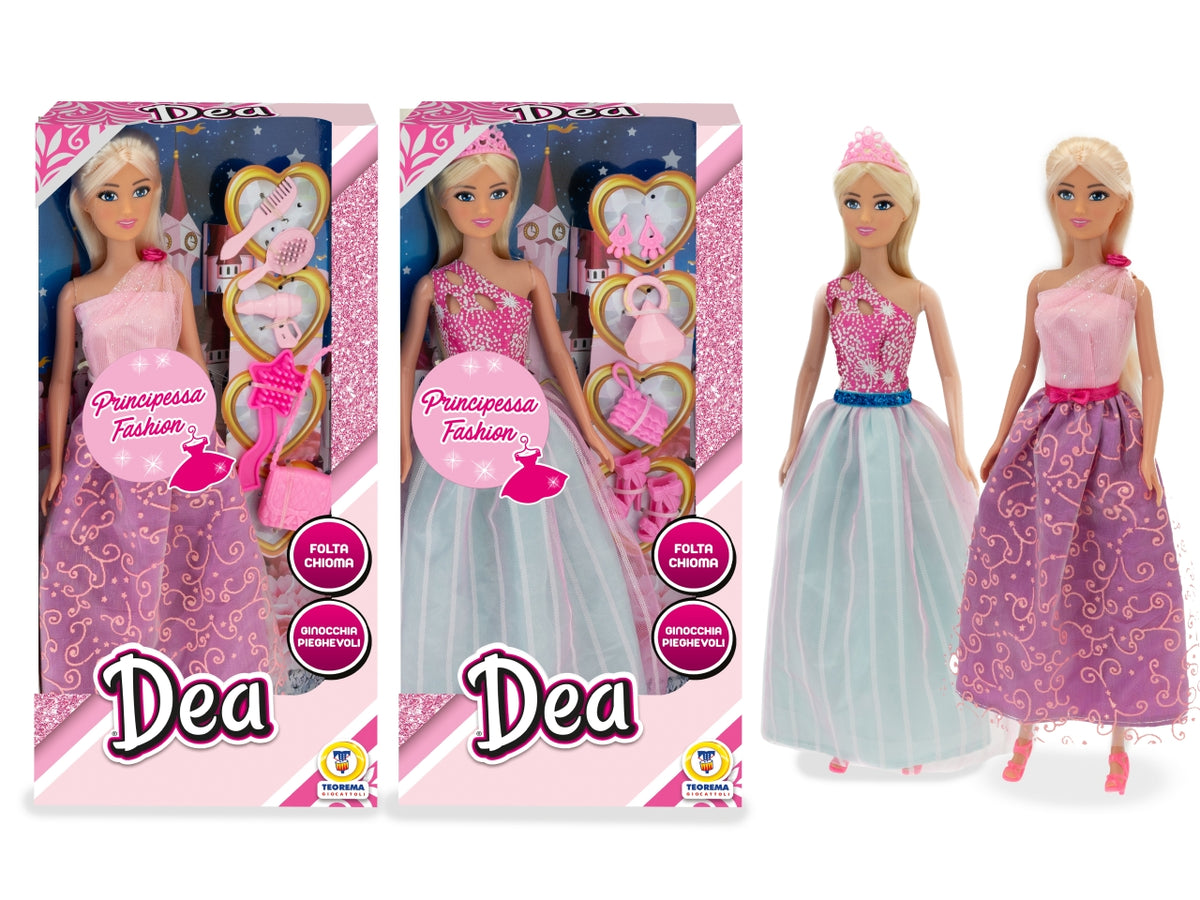 Dea bambola principessa con accessori