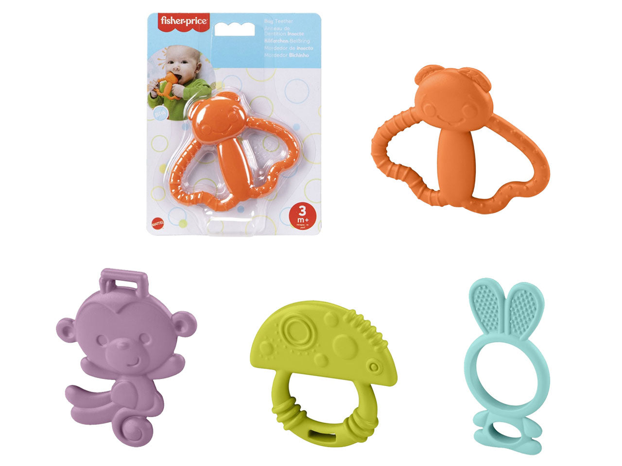 Fisher price dentaruoli multicolor assortiti