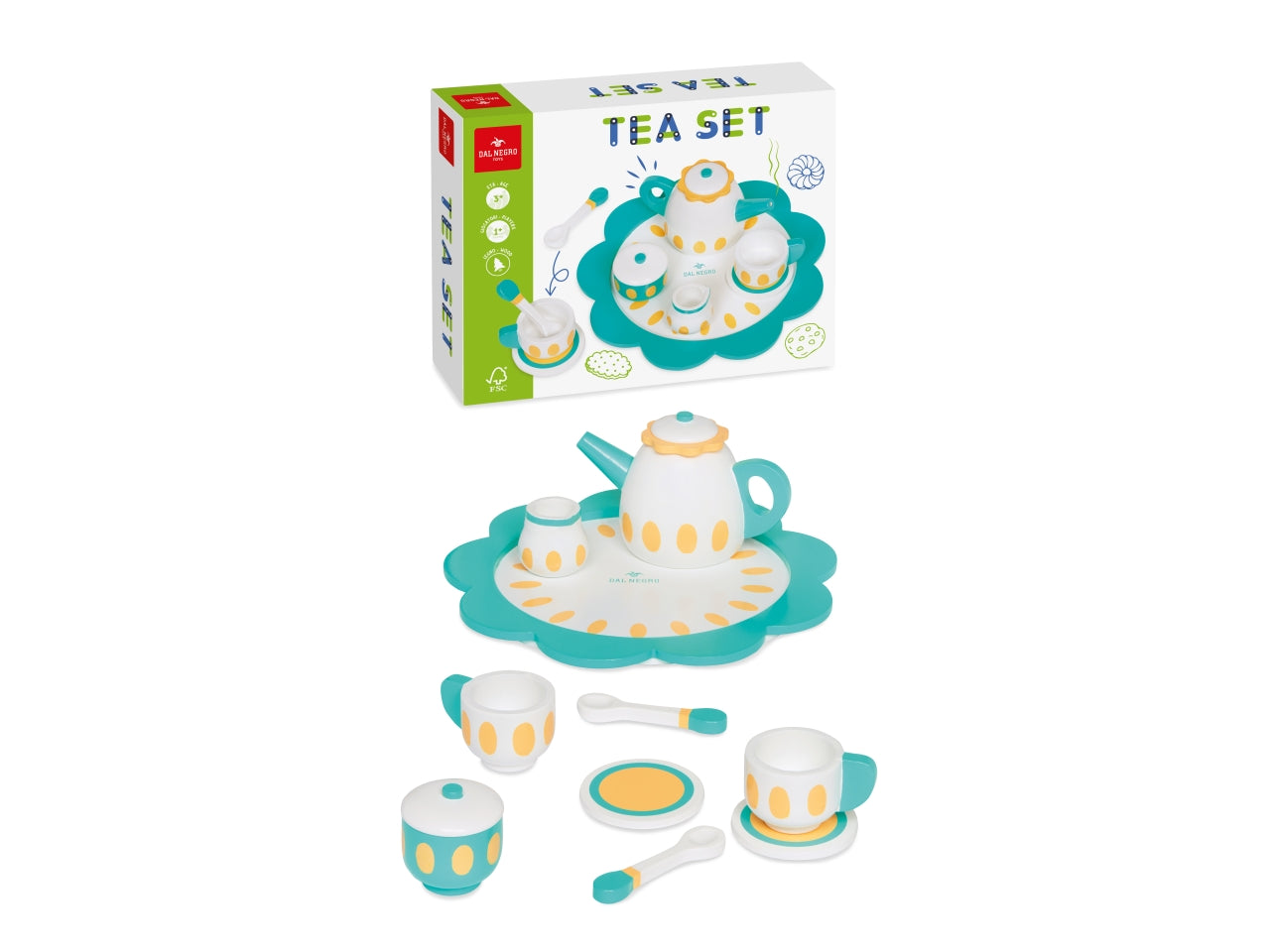 Gioco tea set in legno