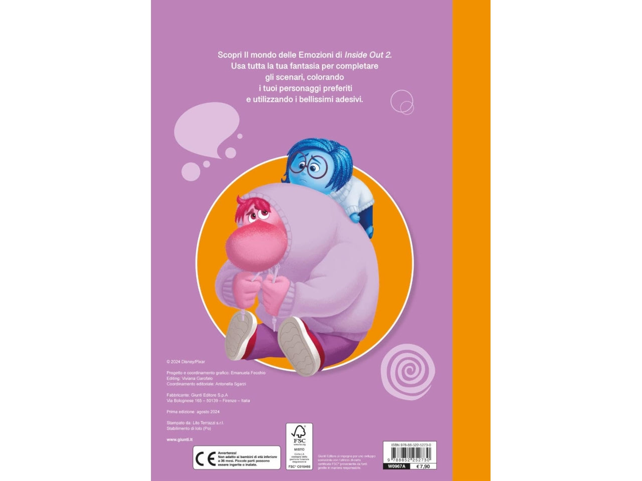 Libro emozioni staccattacca&colora special
