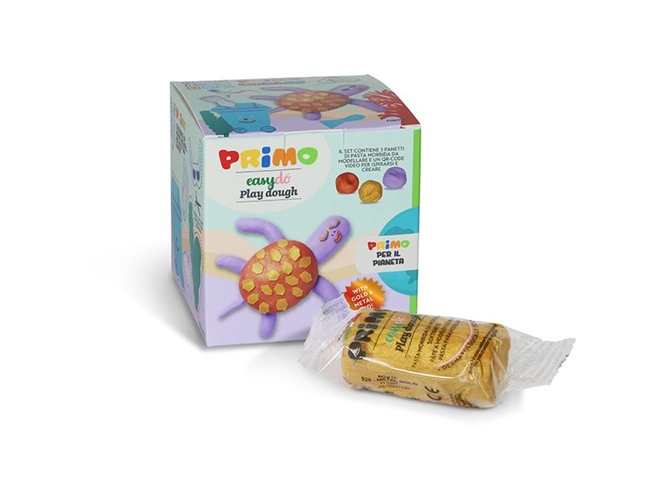 Primo easydo' cubido' tartaruga marina pasta da modellare da 60g