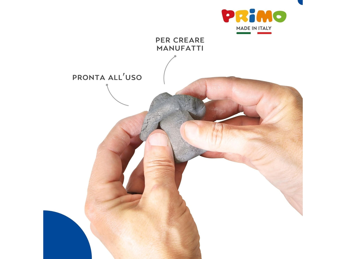 Primo mod glitter pasta da modellare 250g argento