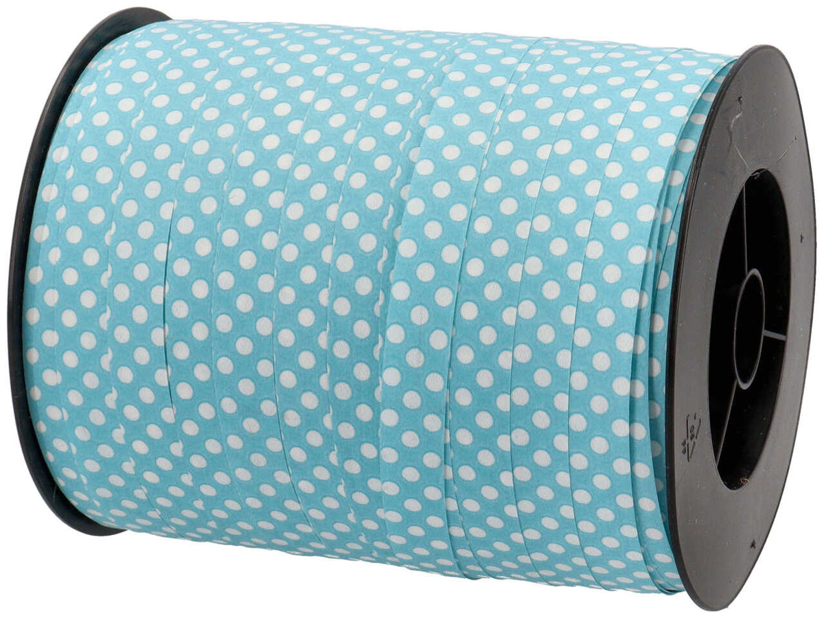 Nastro per torte pois 68162 1cmx250mt di colore celeste