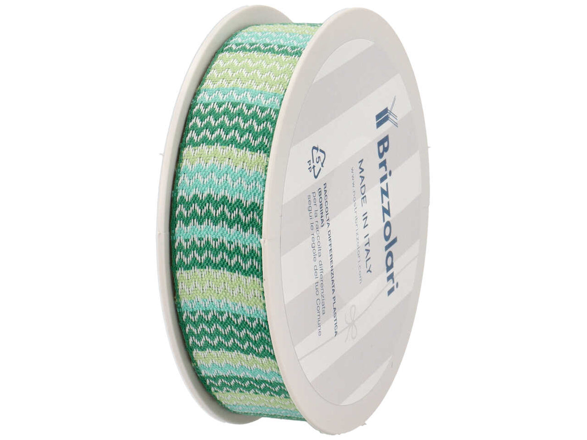 Nastro in tessuto 265 2,5cmx10mt di colore verde