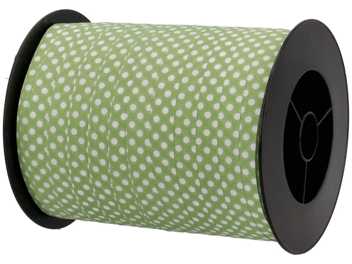 Nastro per torte pois 68162 1cmx250mt di colore verde