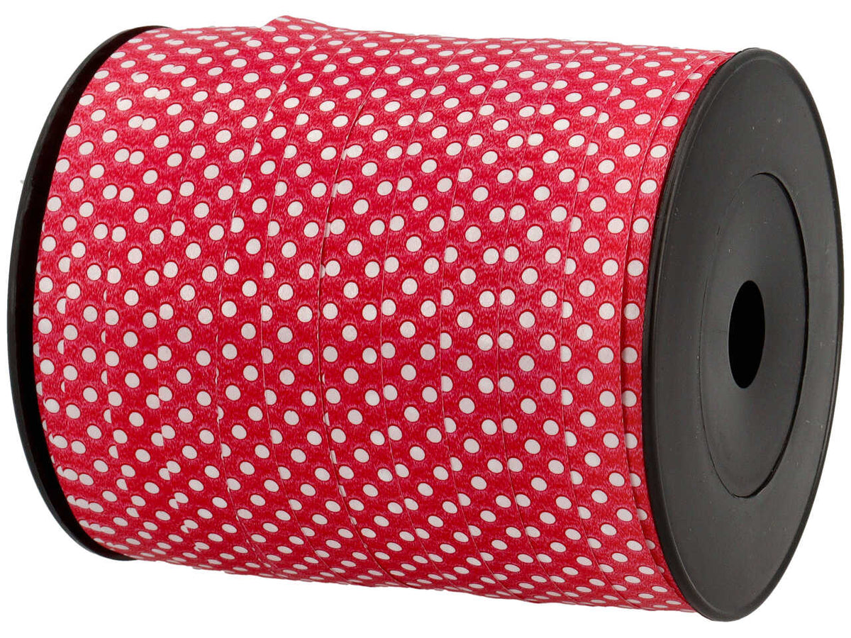 Nastro per torte pois 68162 1cmx250mt di colore rosso intenso