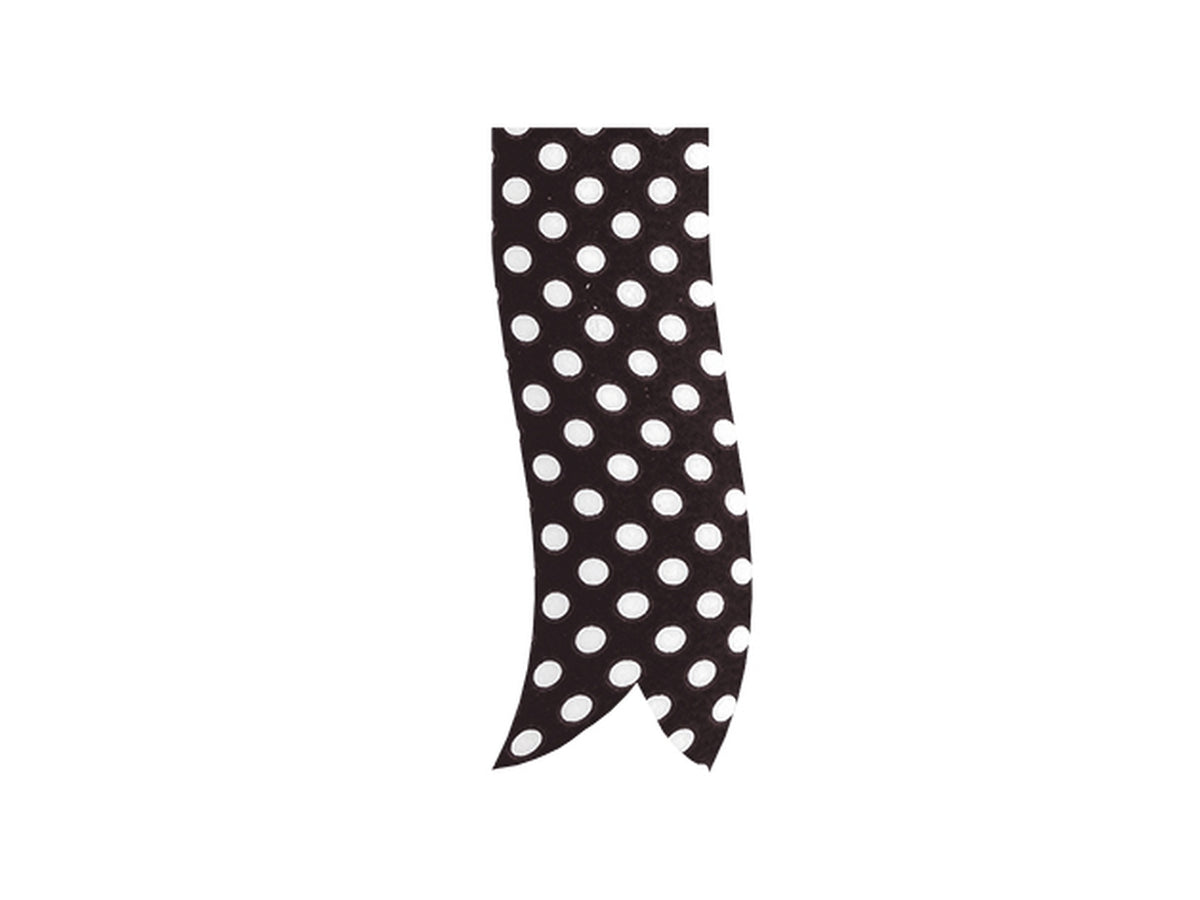 Nastro per torte pois 68162 1cmx250mt di colore nero