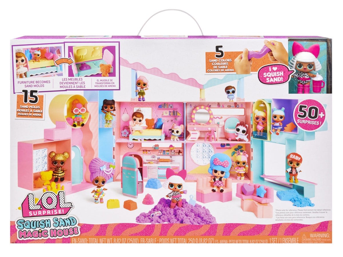 Lol surprise squish sand magic crea acconciatura con sabbia magica $