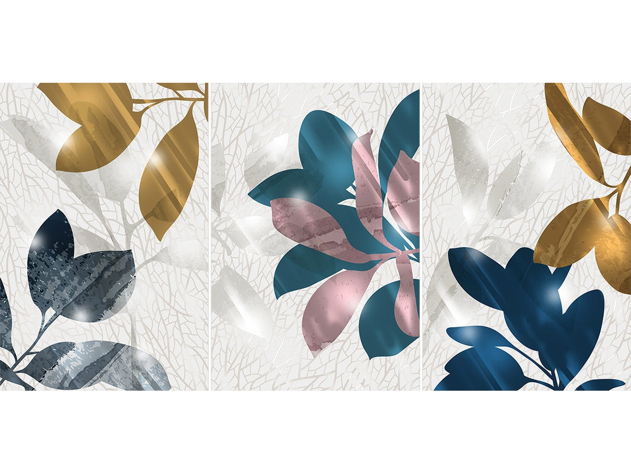 Quadro mondie' 16x23 eden leaves in forme assortite