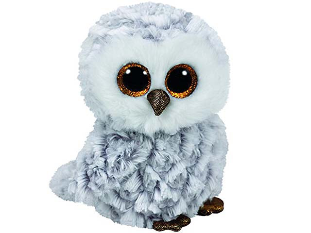Beanie babies peluche civetta 15cm