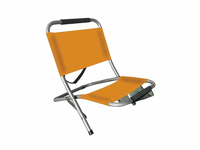 Spiaggina pic-nic 57x53x75 di colore arancio