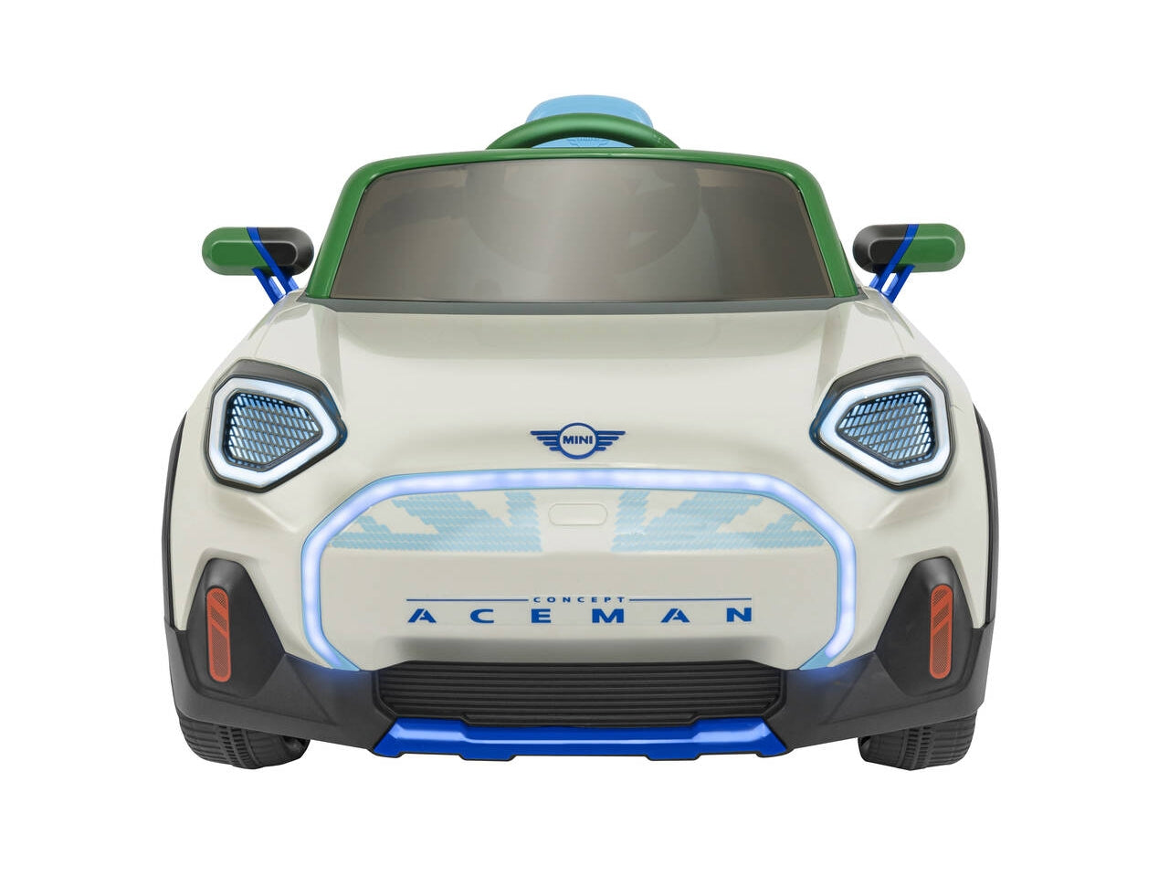 Auto mini aceman 12v 2.4ghz con radiocomando bianca $