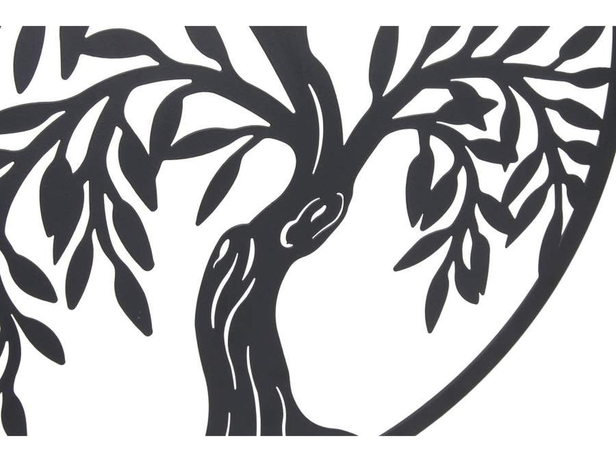Decorazioni per le pareti metallo 40x1x40cm albero