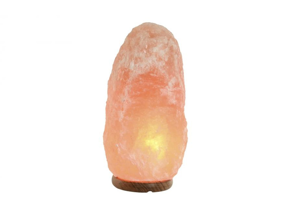 Lampada da tavolo a forma di roccia in mango 17x14x35cm