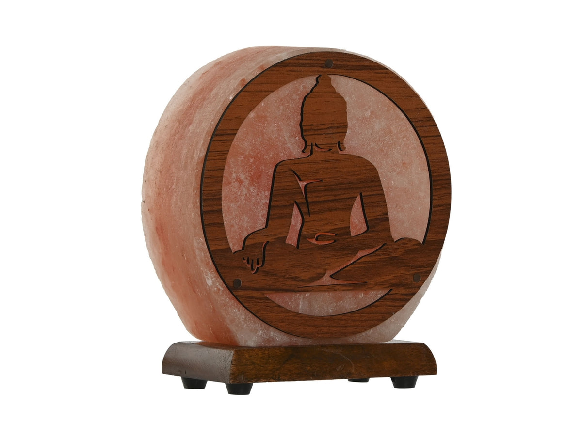 Lampada da tavolo in sale del himalaya 16x7x18cm