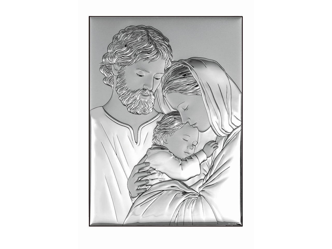 Sacra famiglia sabbiata 22x30,5cm