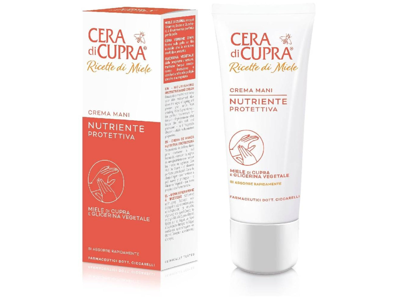 Cupra crema mani azione protettiva 75ml $