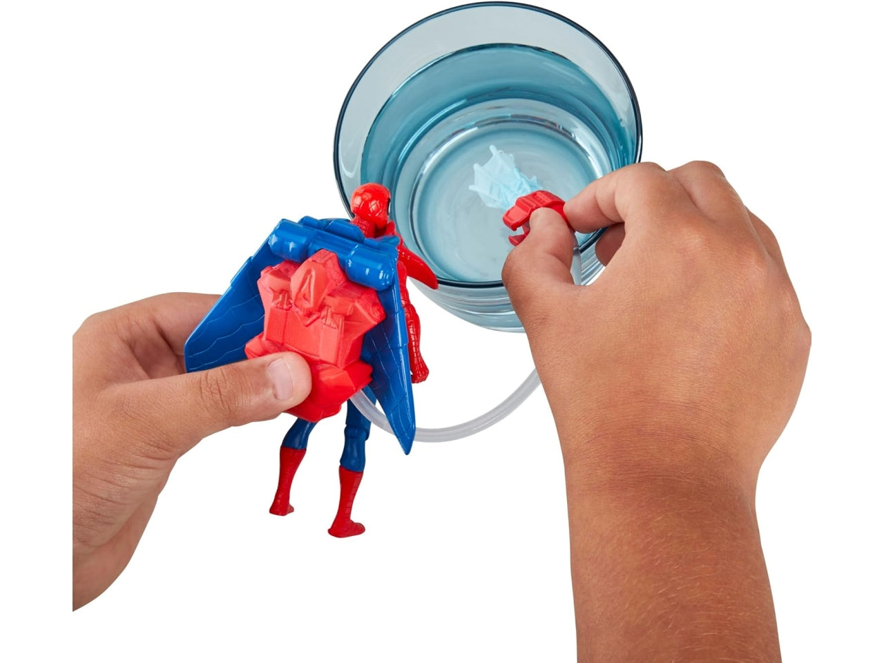 Spiderman 10cmn con lacia acqua