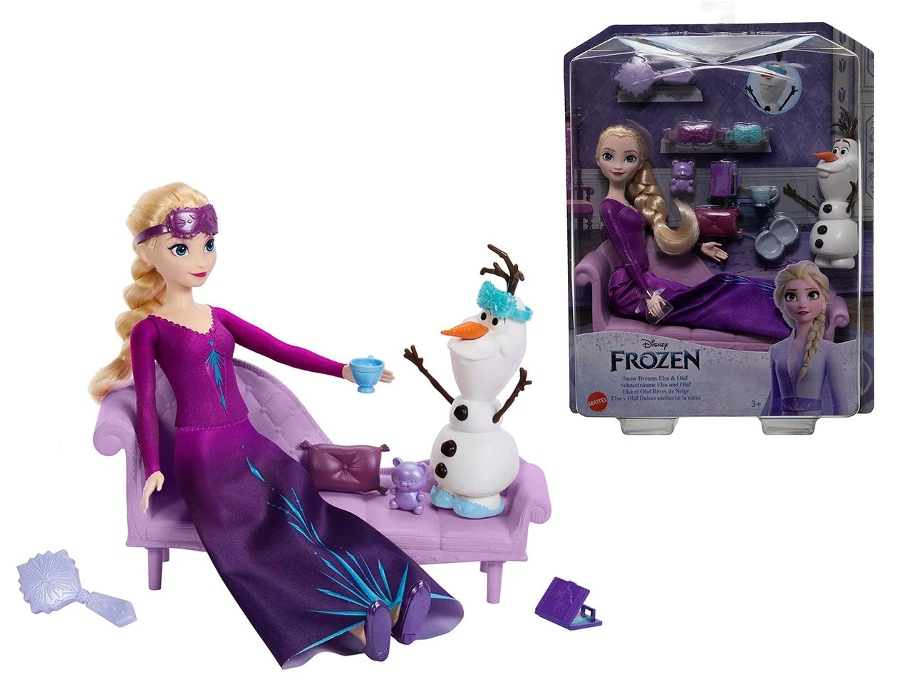 Elsa e olaf sogni di neve con accessori