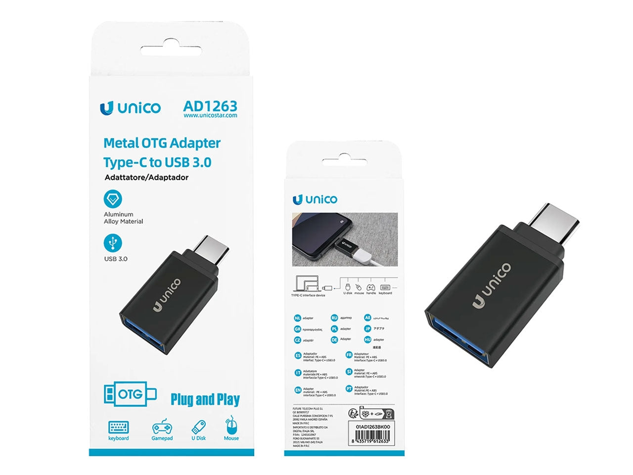 Adattatore da tipo C a USB