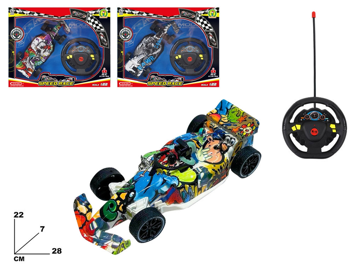 Auto radiocomando speed race scala 1:22