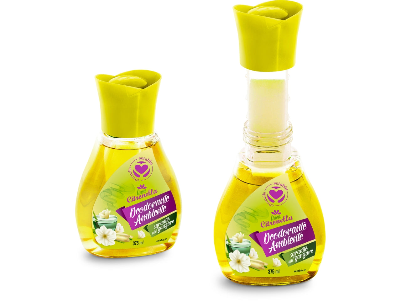 Deodorante per ambienti liquido alla citronella 375ml