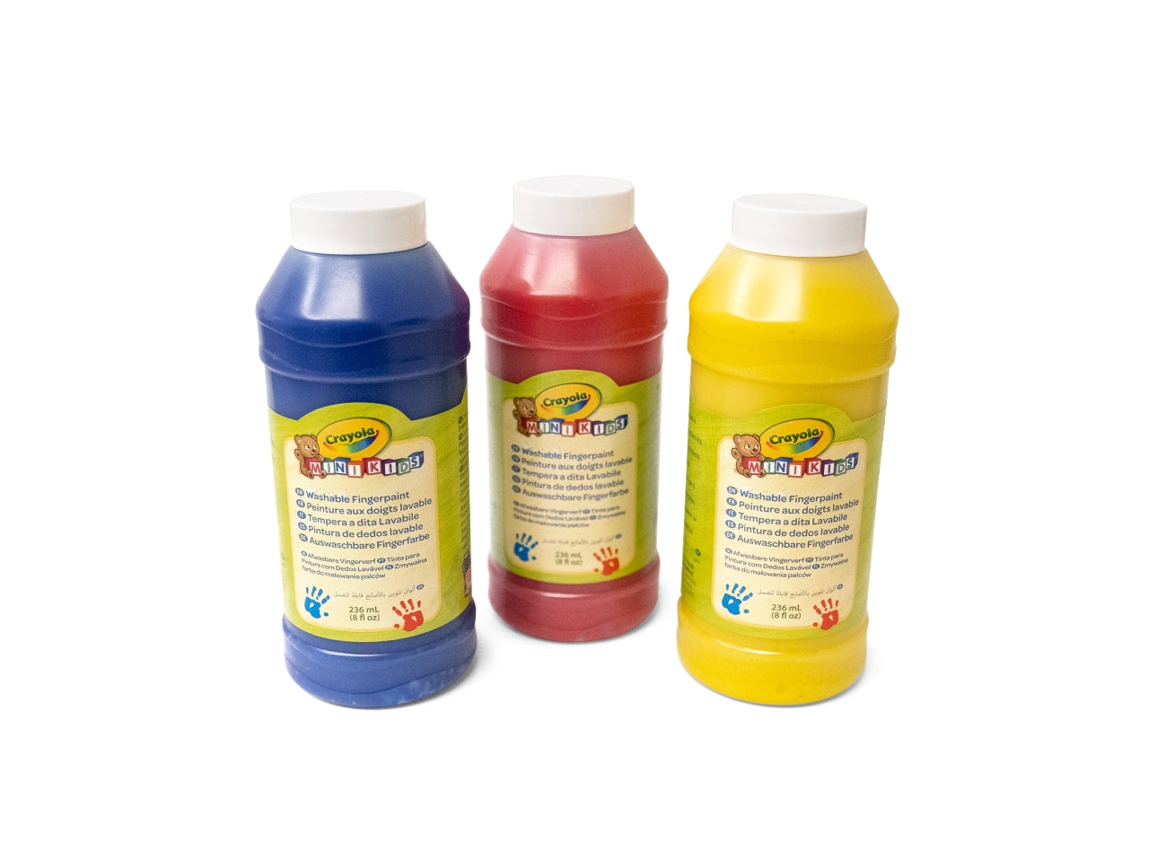Mini kids 3 colori a dita lavabili 236ml
