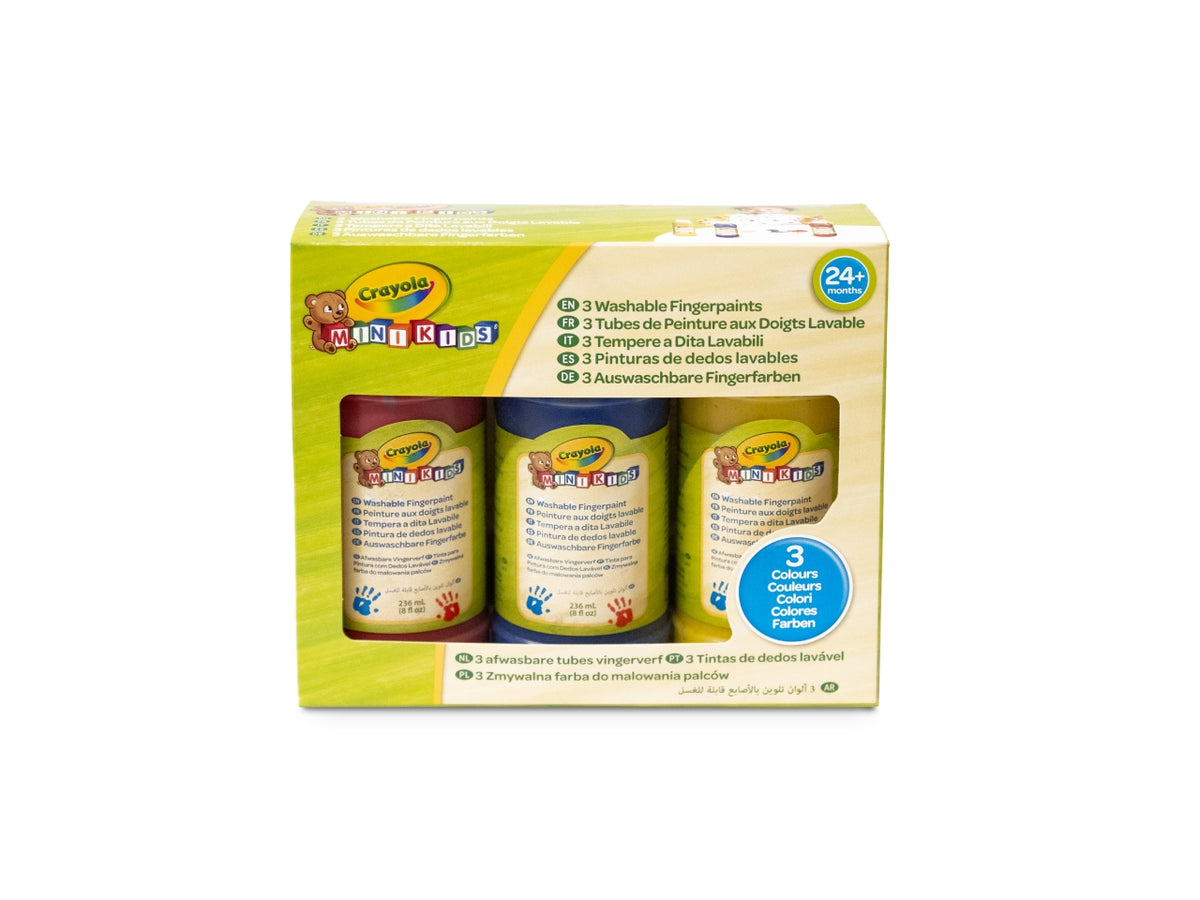 Mini kids 3 colori a dita lavabili 236ml